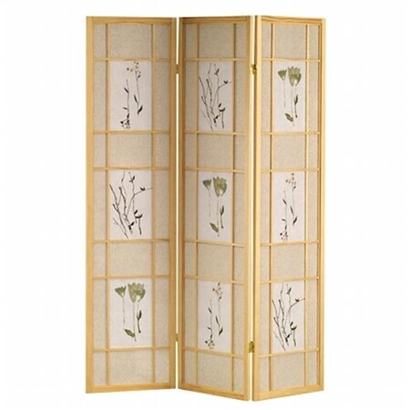 ORE INTERNATIONAL Ore International R5442 3 Panel Shoji Screen  -  Natural R5442